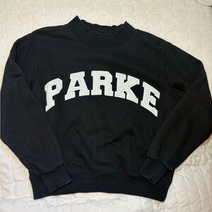 Parke Black/White Crewneck Sweatshirt
